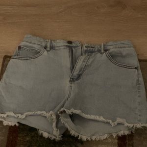Light blue shorts